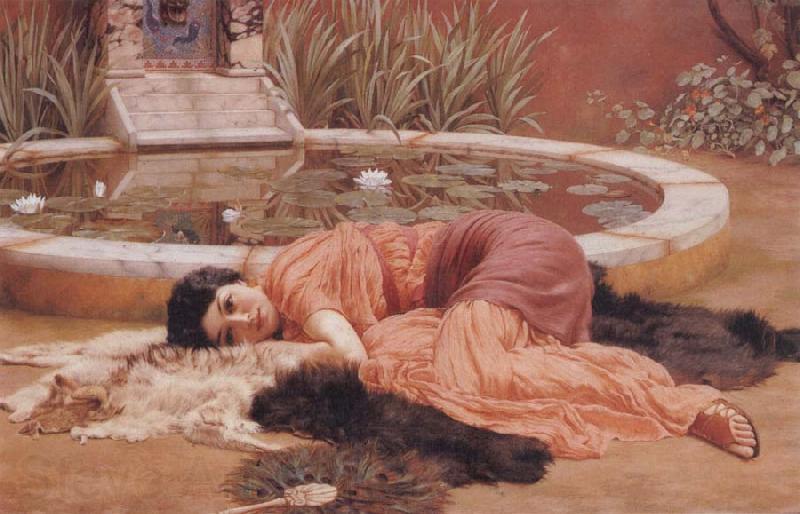 John William Godward Does He Love me